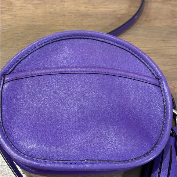 Coach Purple Leather Legacy Canteen Crossbody Bag with Leather Tassel - Picture 5 of 7